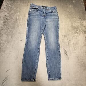 Lucky Brand Jeans Womens 8 Mid Rise Ava Skinny Ankle Medium Wash Stretch Denim